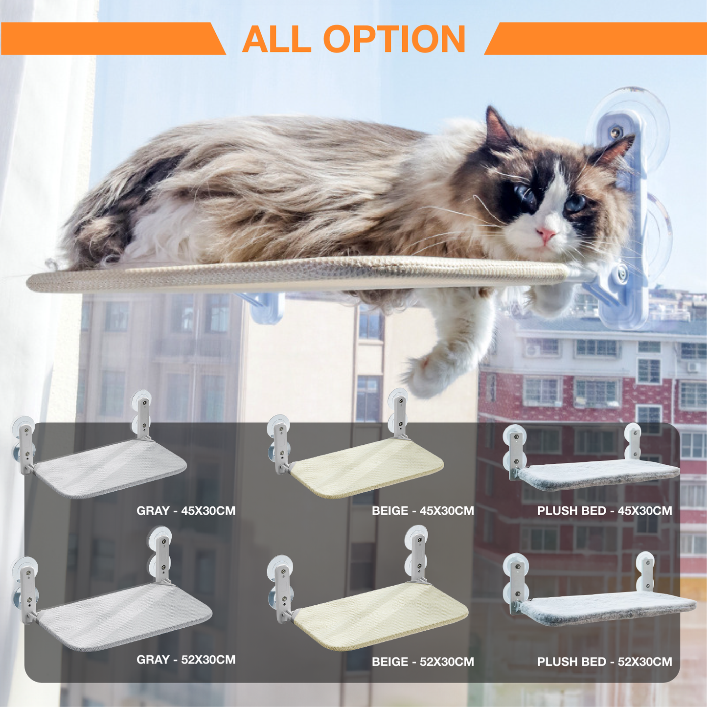 PCQ™ New Foldable Cat Hammock 2025